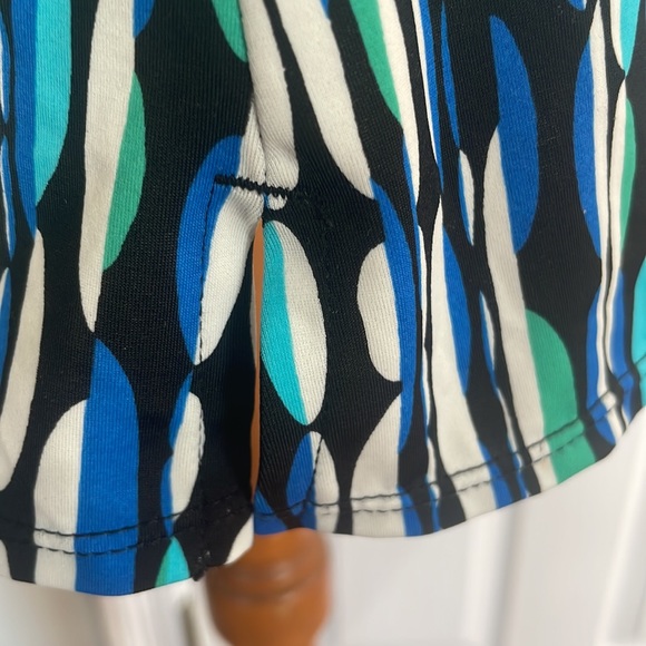 Tropical escape tankini swimsuit top abstract geometric ovals women’s size 10 - Picture 13 of 15